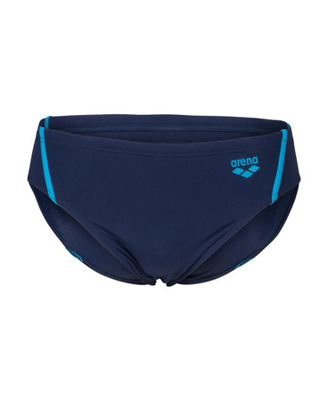 Kąpielówki slipy męskie Arena Men's Profile Briefs Navy Turquoise