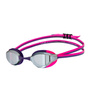 Okulary pływackie treningowe dla dzieci Arena Junior Python Mirror Silver Shocking Pink Plum