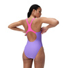 Strój kąpielowy jednoczęściowy damski na basen Speedo Medley Logo Purple