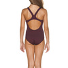 Strój kąpielowy dziewczęcy Arena Girl's Solid Swim Pro Junior Red Wine-Shiny Pink