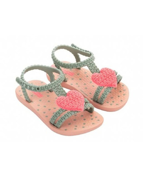 Klapki sandałki dziecięce Ipanema My First Ipanema Baby Beige Green