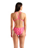 Strój kąpielowy damski Arena Women's Pipple Print Swimsuit Challenge Multi Pink Shocking Pink