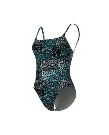 ARENA STROJE PŁYWACKIE WOMEN'S TIE BACK ALLOVER ANIMALIER 007073/501 S