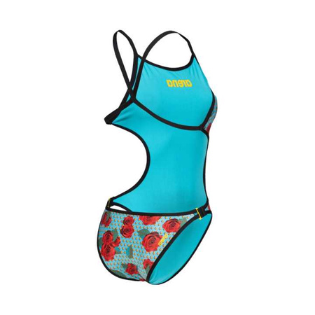 Strój kąpielowy damski Arena Women's Rule Breaker Hooked Rev Swimsuit Martinica Black Multi