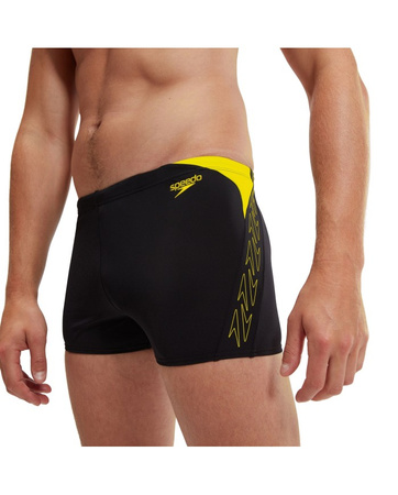 Kąpielówki męskie bokserki Speedo HyperBoom Splasht Black Yellow