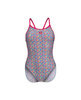 Strój kąpielowy damski Arena Women's Starfish Swimsuit Lace Back Freak Rose White Multi