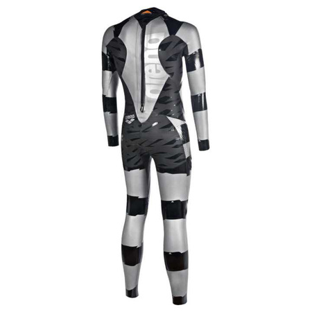 Strój startowy pianka damska Arena Women's Sams Carbon Wetsuit Silver Black