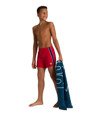 Spodenki szorty kąpielowe chłopięce Arena Boy's Watershort Junior Zuna Red Navy White
