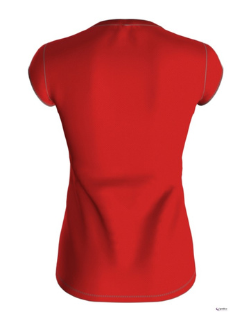 Koszulka damska Arena Women's T-shirt Team Icons Red White Red