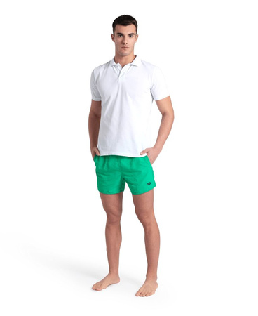 Koszulka polo męska Arena Men's Poloshirt Solid Cotton Piquet White