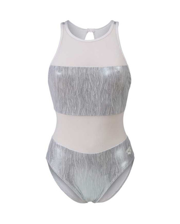 Strój kąpielowy damski Arena Women's Mesh Swim Pro Back Graphic White Multi