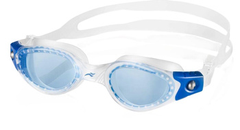 Okulary pływackie treningowe na basen unisex Antifog Pacific Aqua Speed White