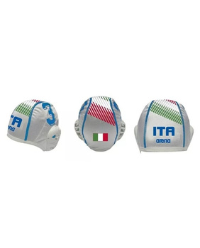 Czapki do gry w piłkę wodną Arena Waterpolo Italia Set White