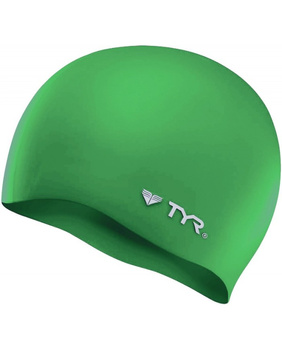 Czepek pływacki na basen uniwersalny unisex Tyr Wrinkle-Free Green