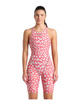 Strój startowy damski Arena Women's Powerskin ST Next Open Back Limited Edition Leopard Skin Geranium