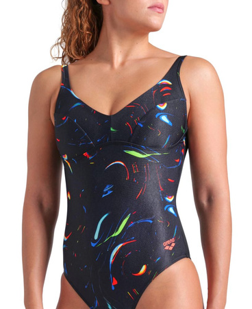 Damski strój kąpielowy basen jednoczęściowy Arena Abyss