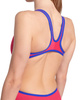 Strój kąpielowy damski Arena Women's One Big Logo One Piece Freak Rose Neon Blue