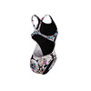 Strój kąpielowy damski Arena Women's Zinnia Party Swim Tech Back Black Multi