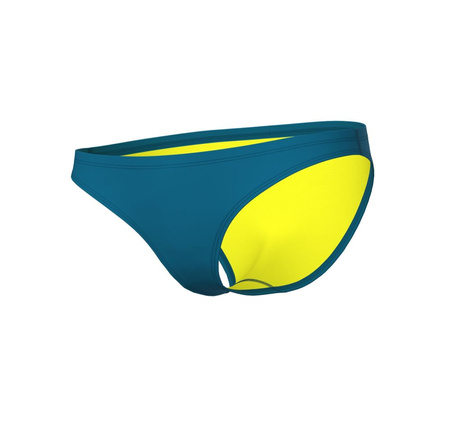 Dół od stroju kąpielowego damski Arena Women's Real Brief Blue Cosmo Yellow Star