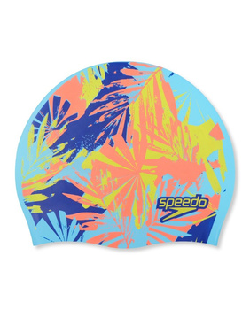 Czepek pływacki na basen silikonowy Speedo Reversible Blue