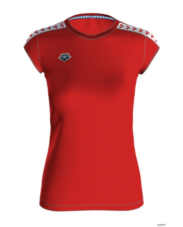 Koszulka damska Arena Women's T-shirt Team Icons Red White Red