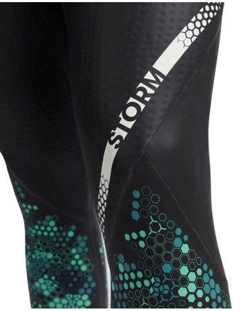 Pianka pływacka triathlon Arena Storm Wetsuit Man Coral Blue Black