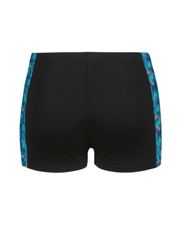 ARENA STROJE PŁYWACKIE BOY'S POOLTILES SHORT BLACK BLUE MULTI 007228/580 140 (10-11)