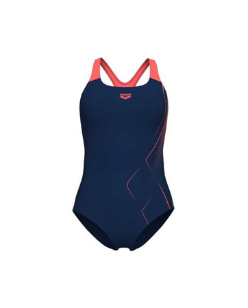 Strój kąpielowy damski Arena Women's Dive Swim Pro Back Navy Calypso Coral