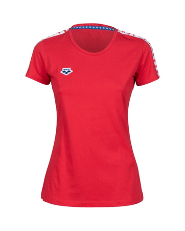 Koszulka damska Arena Women's T-shirt Team Icons Red White Red