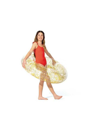 Koło z brokatem do nauki pływania na basen Intex