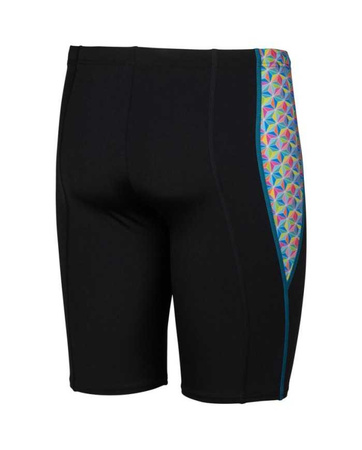 Kąpielówki męskie Arena Men's Starfish Swim Jammer Black White Multi