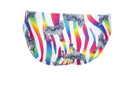 Kąpielówki męskie slipy Arena Men's Crazy Zebras Brief Provenza Multi