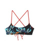 Góra od bikini damska dwustronna Adidas Women Beach Volleyball Dark Grey