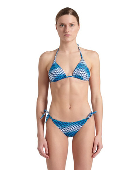Strój kąpielowy damski Arena Women's Bikini Triangle Allover Fish Scales