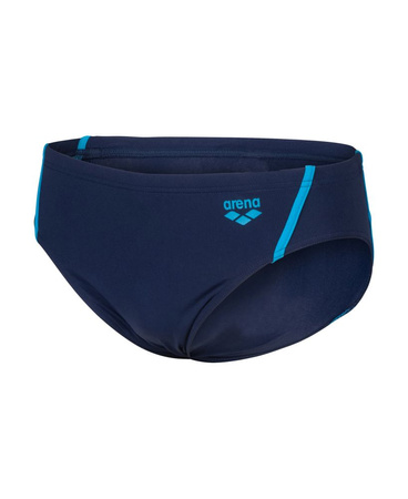 Kąpielówki slipy męskie Arena Men's Profile Briefs Navy Turquoise
