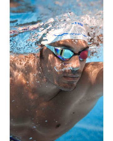 Okulary pływackie Arena Cobra Edge Swipe Mirror Emerald Peacock Black