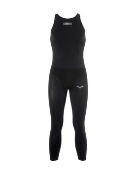 Strój startowy męski na wody otwarte Arena Powerskin R-EVO+ Open Water Close Back Black