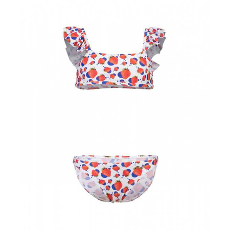 Strój kąpielowy dziewczęcy Arena Vinta Junior Bikini Bandeau Falbana Straps