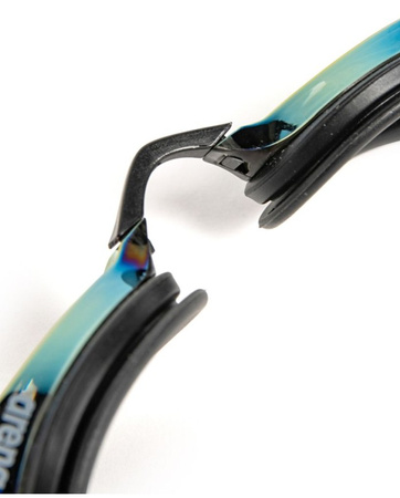 Okulary pływackie treningowe Arena Python Mirror Violet Black Violet