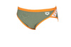 Kąpielówki slipy męskie Arena Men's Team Stripe Brief Army Tangerine