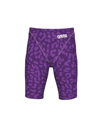 Strój startowy męski Arena Men's Powerskin ST Next Le Jammer Leopard Skin Violet