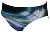 Kąpielówki slipy męskie Arena Men's Flashing Lights Brief Avy Green Multi