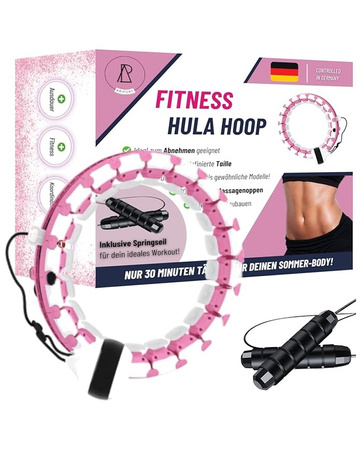 Hula hop masujące dla dorosłych z piłką grawitacyjną i skakanką