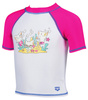 Koszulka dziecięca Arena Kids UV S/S Tee White Freak Rose