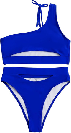 Strój kąpielowy do pływania dwuczęściowy damski Shekini Blue