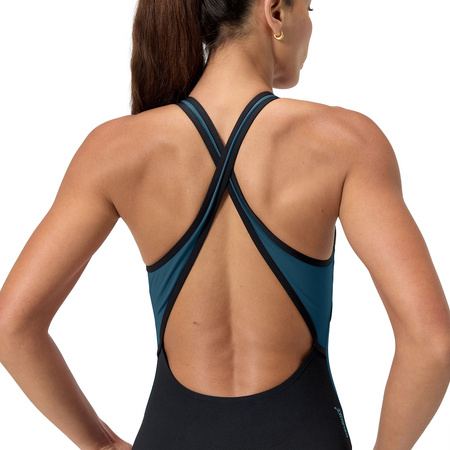 Strój kąpielowy jednoczęściowy damski na basen Speedo High Neck Splice