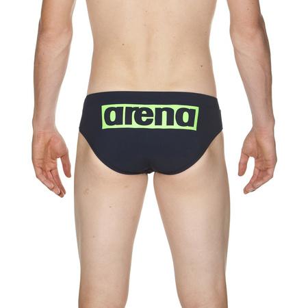 Kąpielówki slipy męskie Arena Men's Sunf Aded Brief Navy Shiny Green
