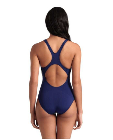 Strój kąpielowy damski Arena Women's Water Bloom Swim Pro Back Black River