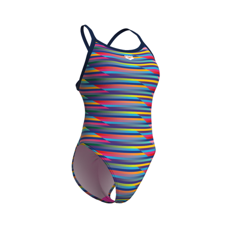 Damski strój kąpielowy na basen jednoczęściowy Arena Racing Stripe