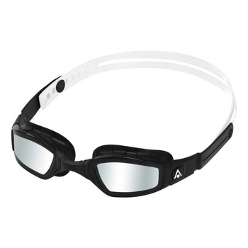 Okulary pływackie na basen aqua sphere ninja titanium mirror